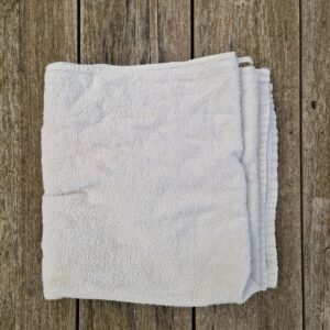 Grijs/Witte Handdoek